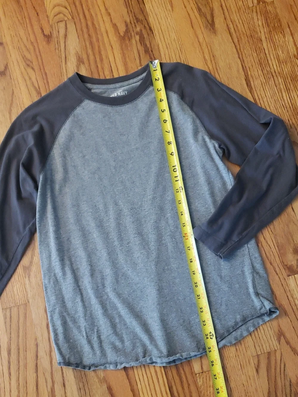 Old Navy Two Tone Gray Long Sleeve Tee Size: XL